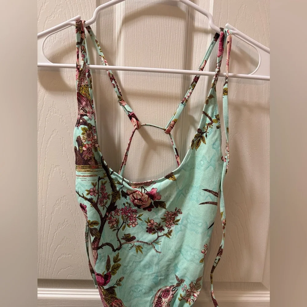 ROBERTO CAVALLI X SKIMS TIE WAIST ONE PIECE SIZE M